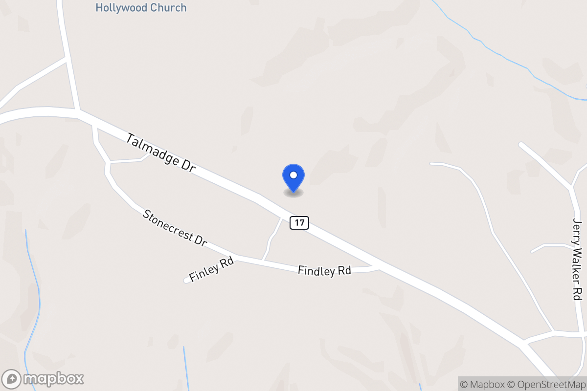 Map of 5020 N Talmadge Dr