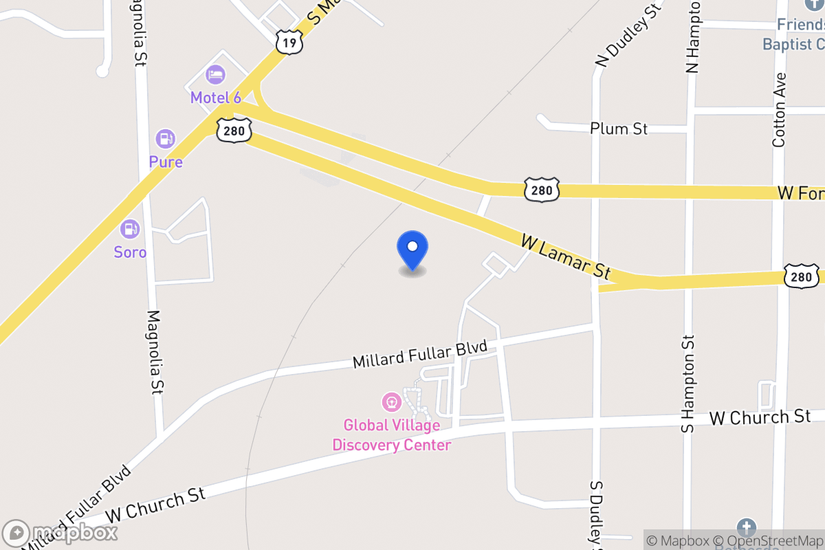 Map of 510 1/2 W Lamar St