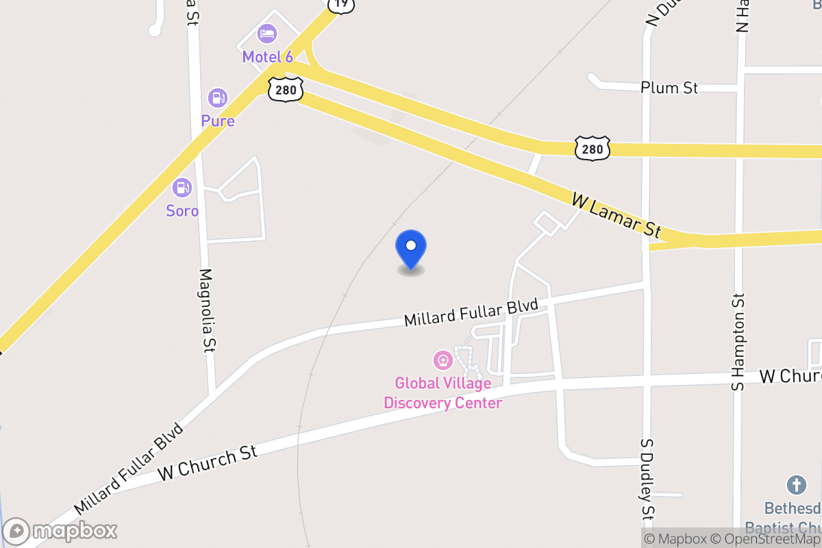 Map of 723 Millard Fuller Blvd St