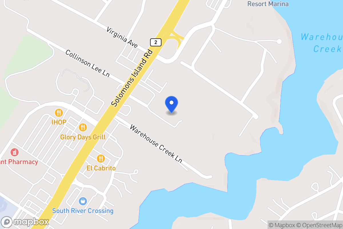 Map of 2991 Solomons Island Rd, Edgewater