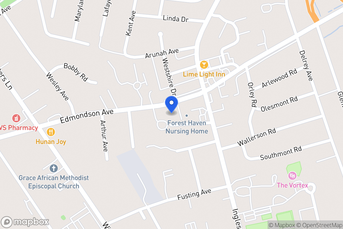 Map of 715 Edmondson Ave, Catonsville