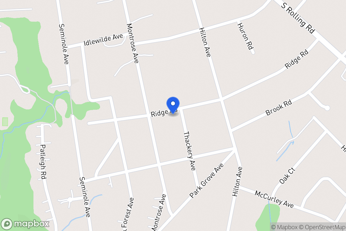 Map of 300 Thackery Ave, Catonsville