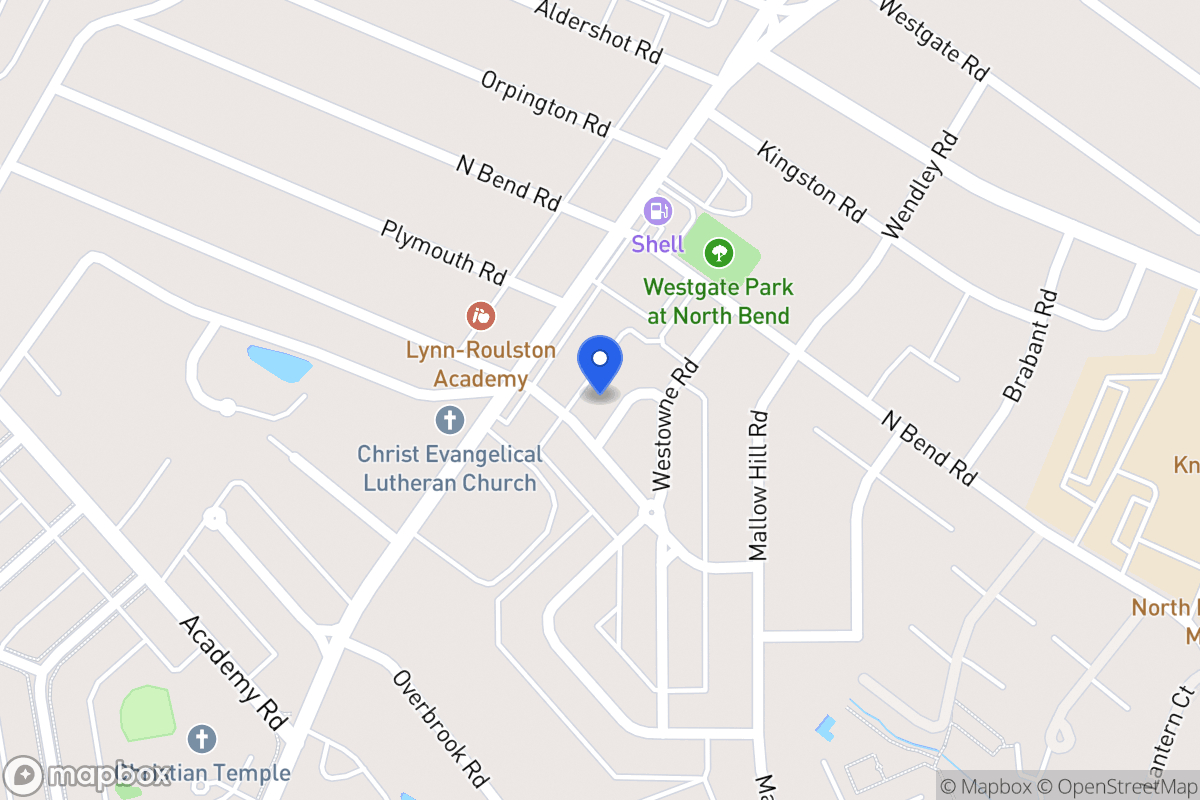Map of 136 Westowne Pl, Baltimore