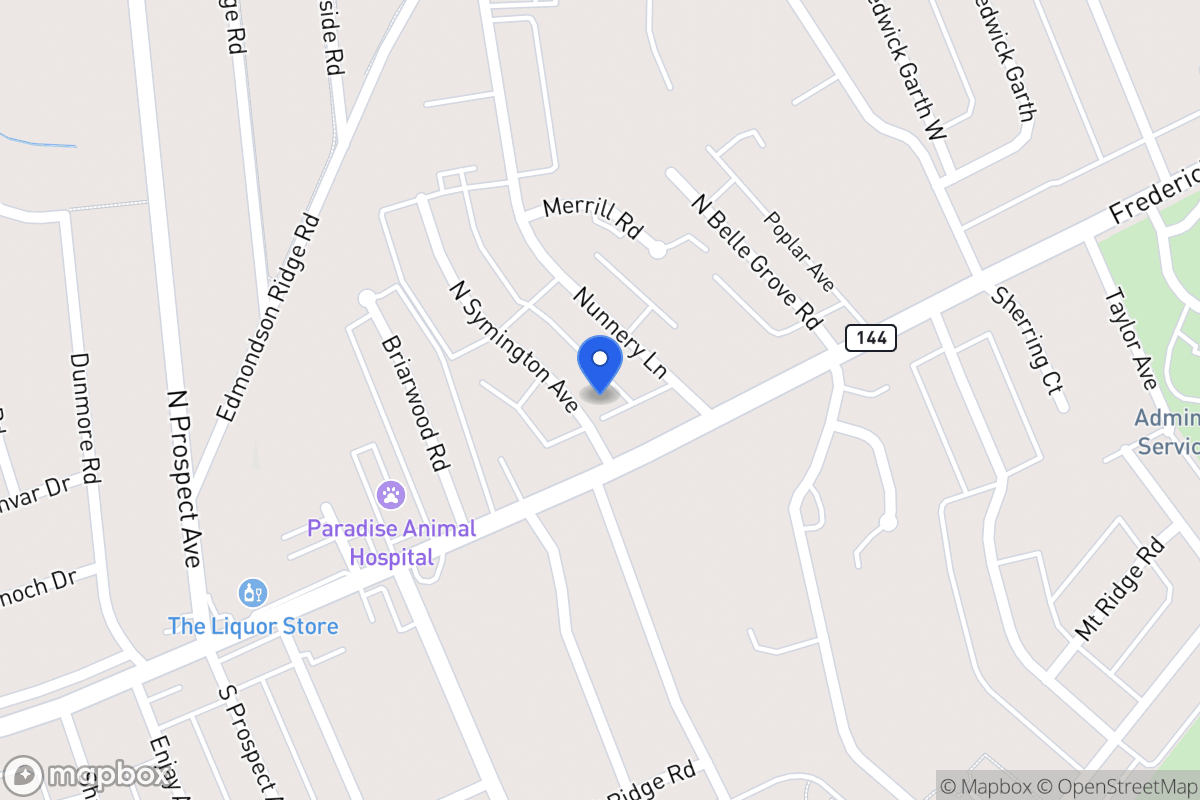 Map of 3 N Symington Ave, Catonsville