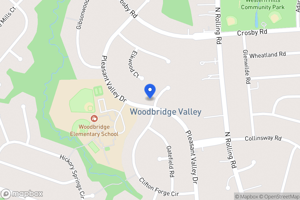 Map of 1401 Pleasant Valley Dr, Catonsville