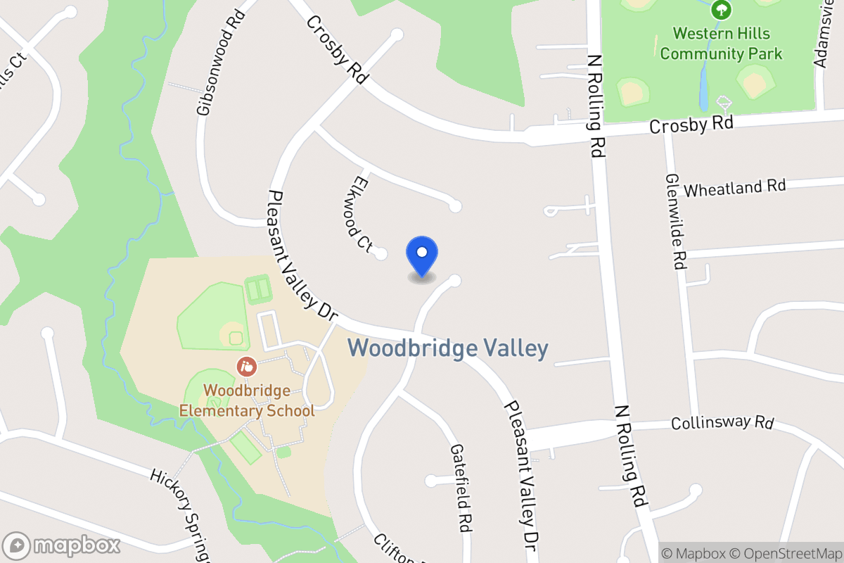 Map of 6 Doe Hill Ct, Catonsville