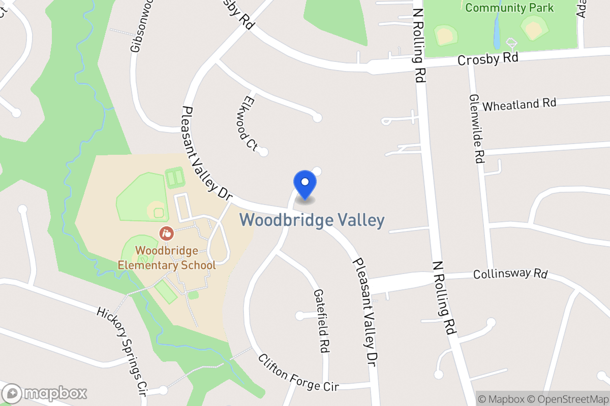 Map of 1 Doe Hill Ct, Catonsville