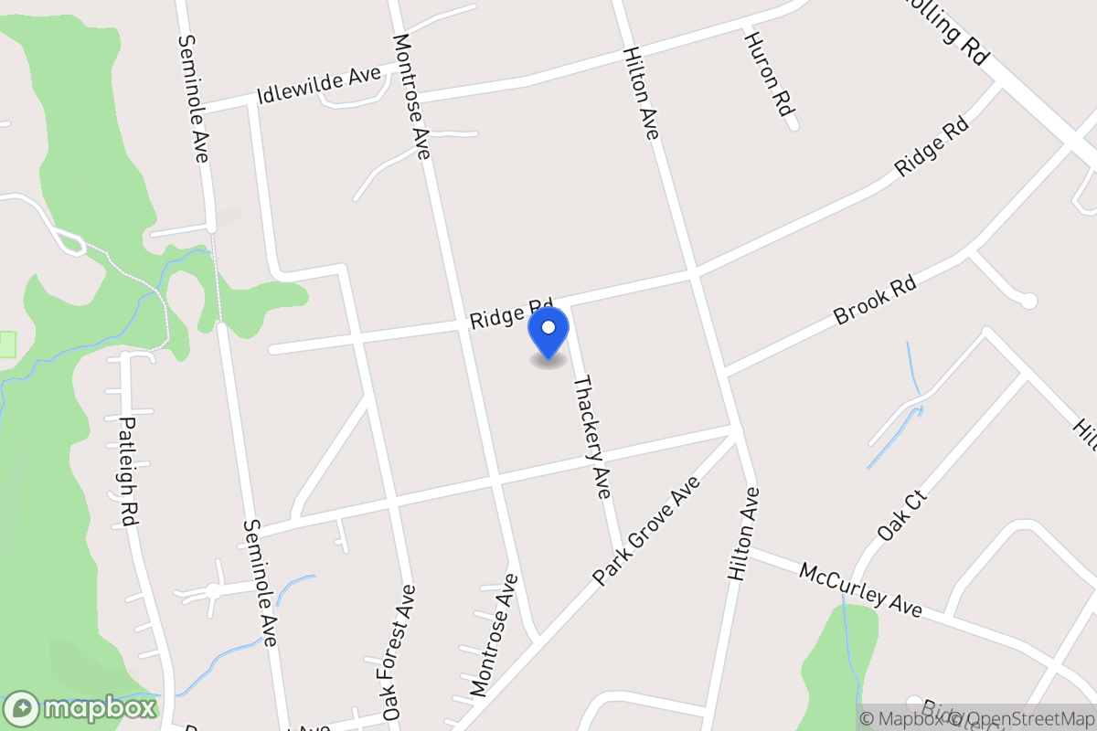 Map of 304 Thackery Ave, Catonsville