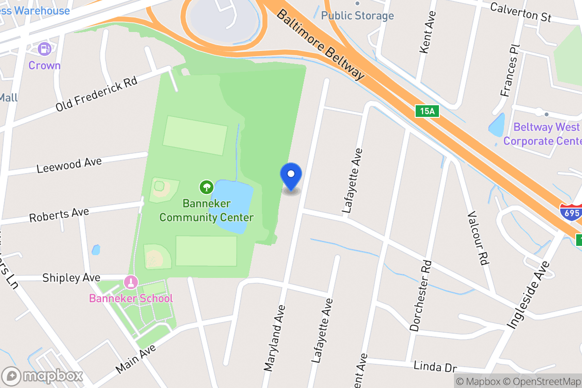 Map of 505 Maryland Ave, Catonsville
