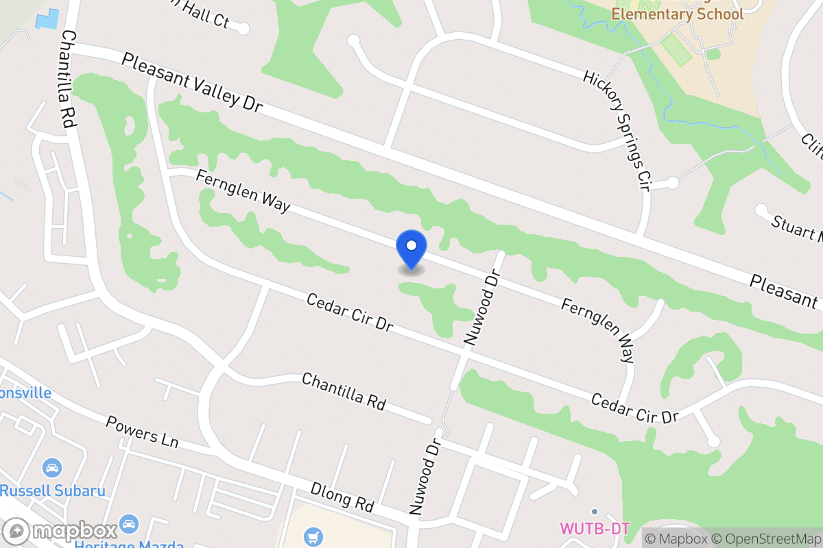 Map of 2105 Fernglen Way, Catonsville