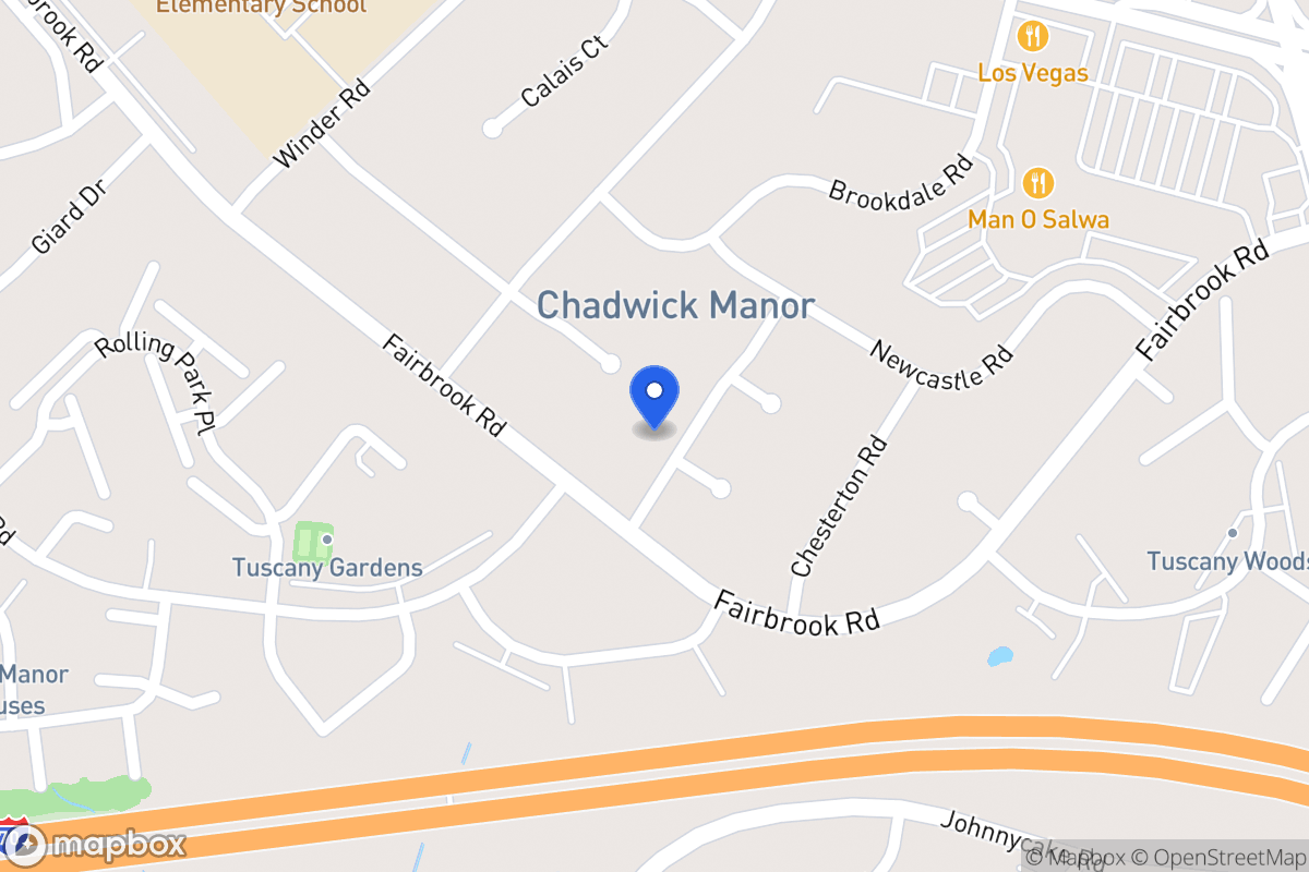 Map of 1706 Lomax Rd, Windsor Mill