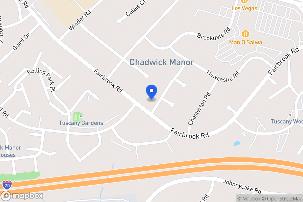 Map of 1702 Lomax Rd, Windsor Mill