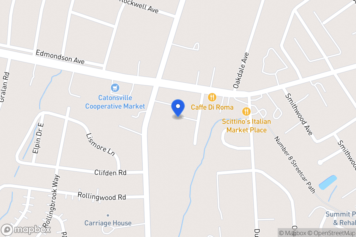 Map of 128 Edgewood Ave, Catonsville