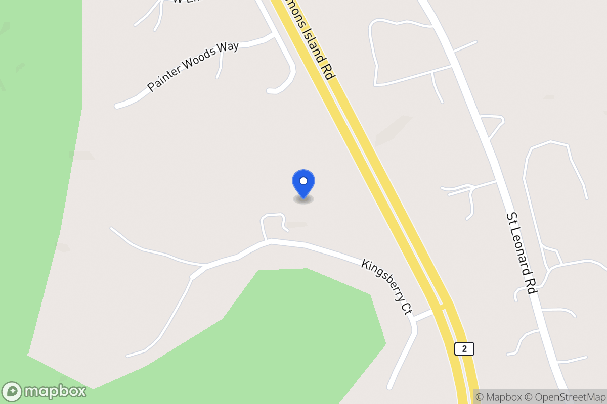 Map of 105 Kingsberry Ct, Saint Leonard