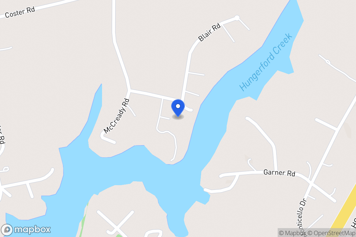 Map of 902 Hungerford Rd, Lusby