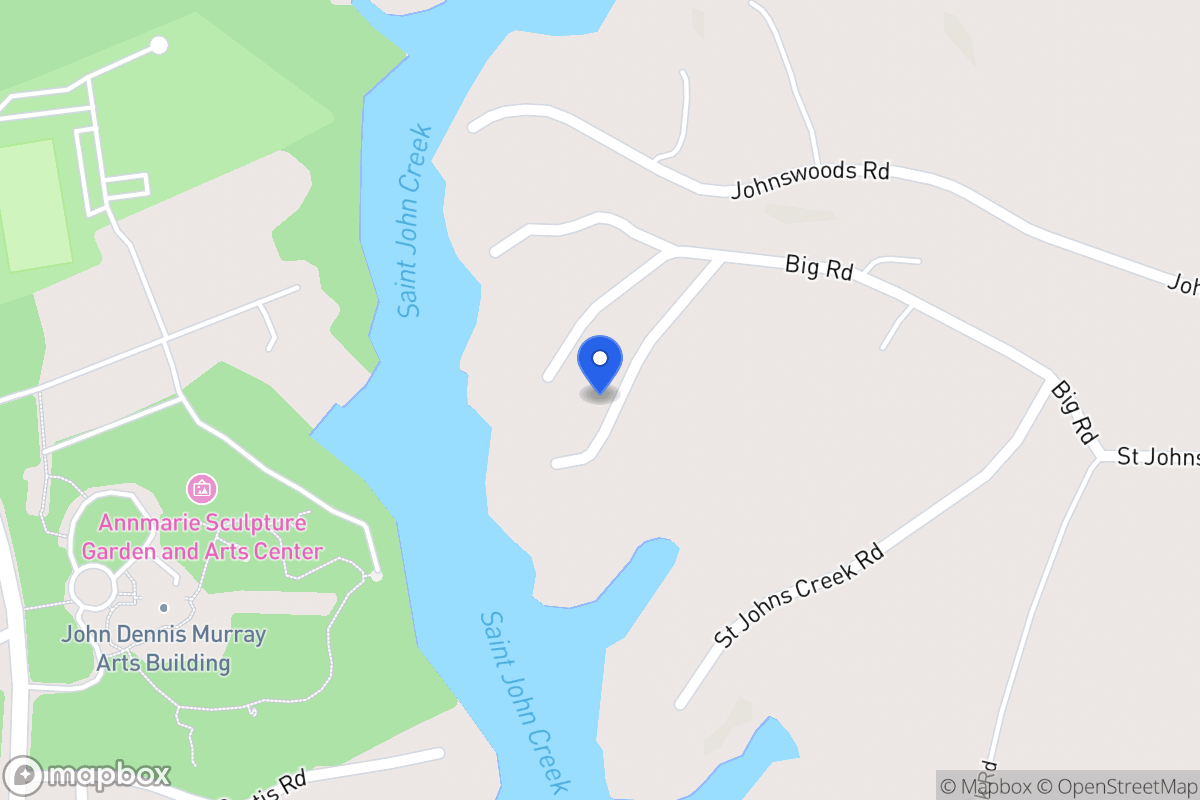 Map of 835 Big Rd, Lusby