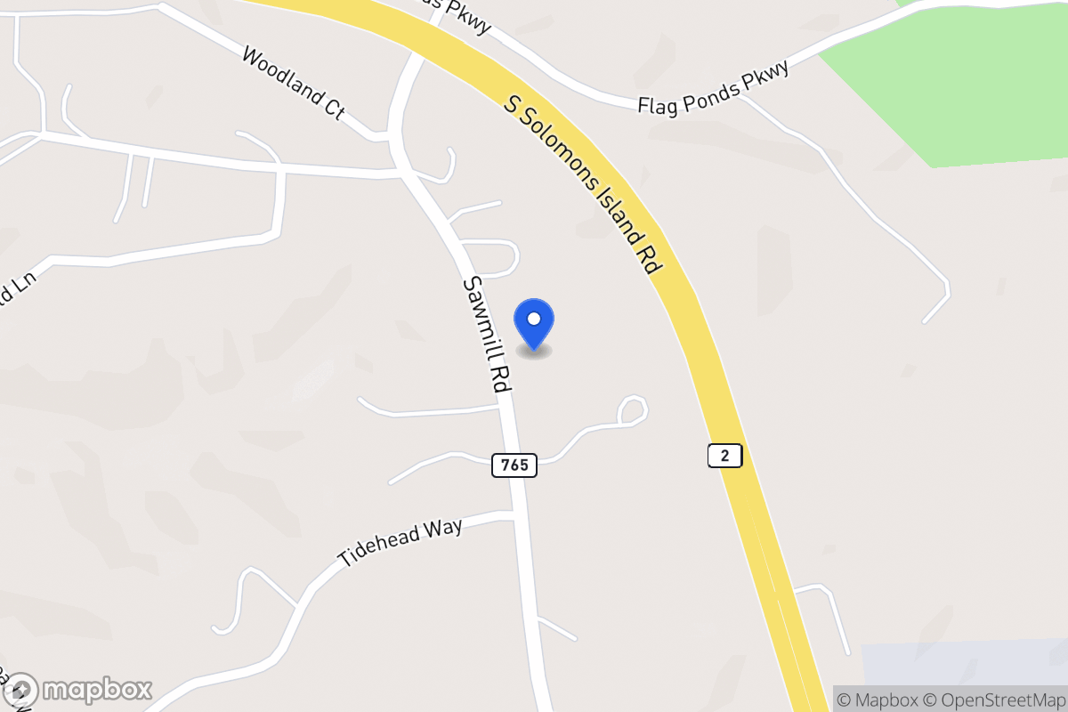 Map of 7030 Saw Mill Rd, Lusby