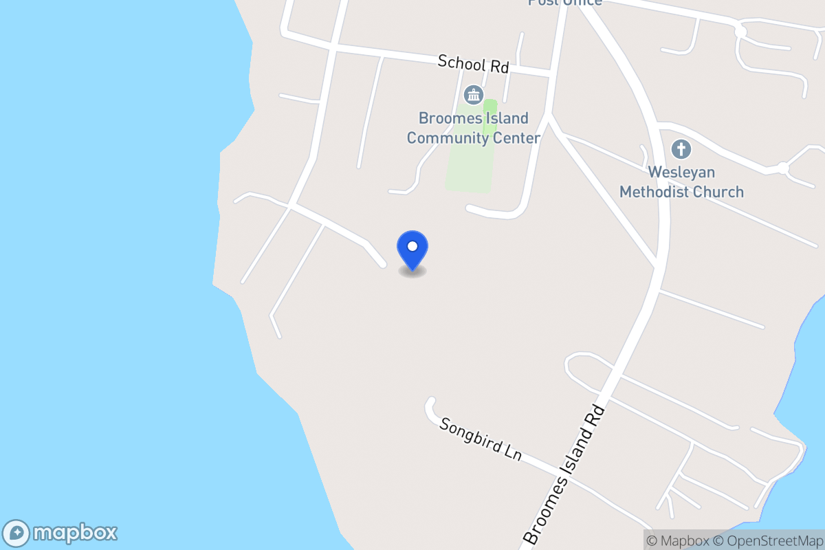 Map of 8610 Patuxent Ave, Broomes Island