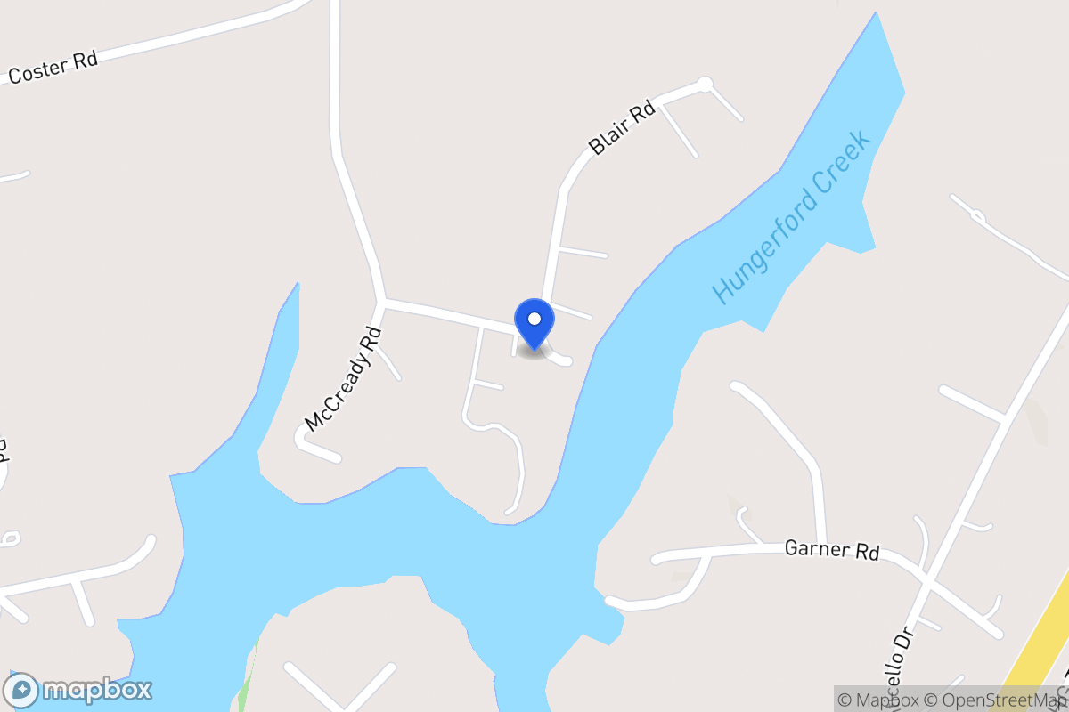 Map of 898 Hungerford Rd, Lusby