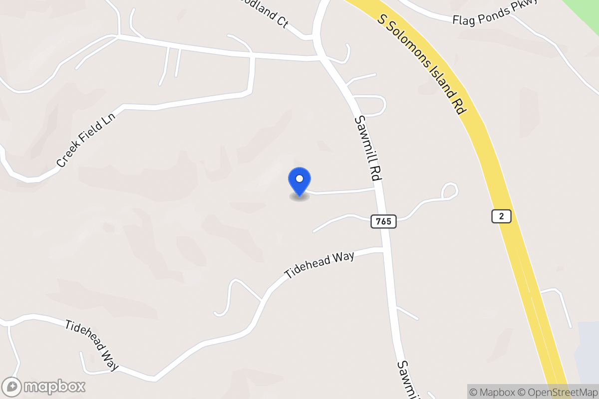 Map of 7125 Saw Mill Rd, Lusby