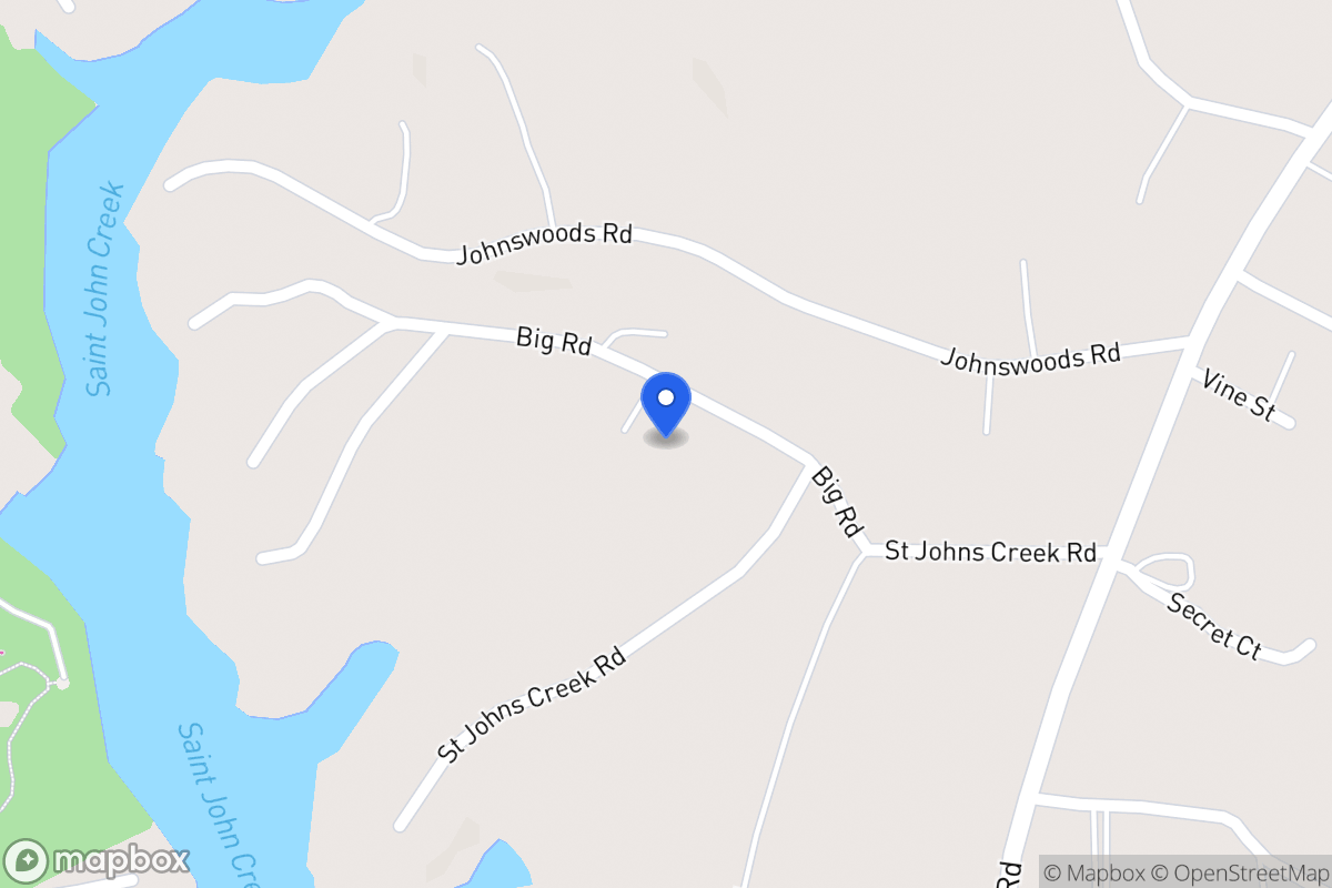 Map of 905 Big Rd, Lusby