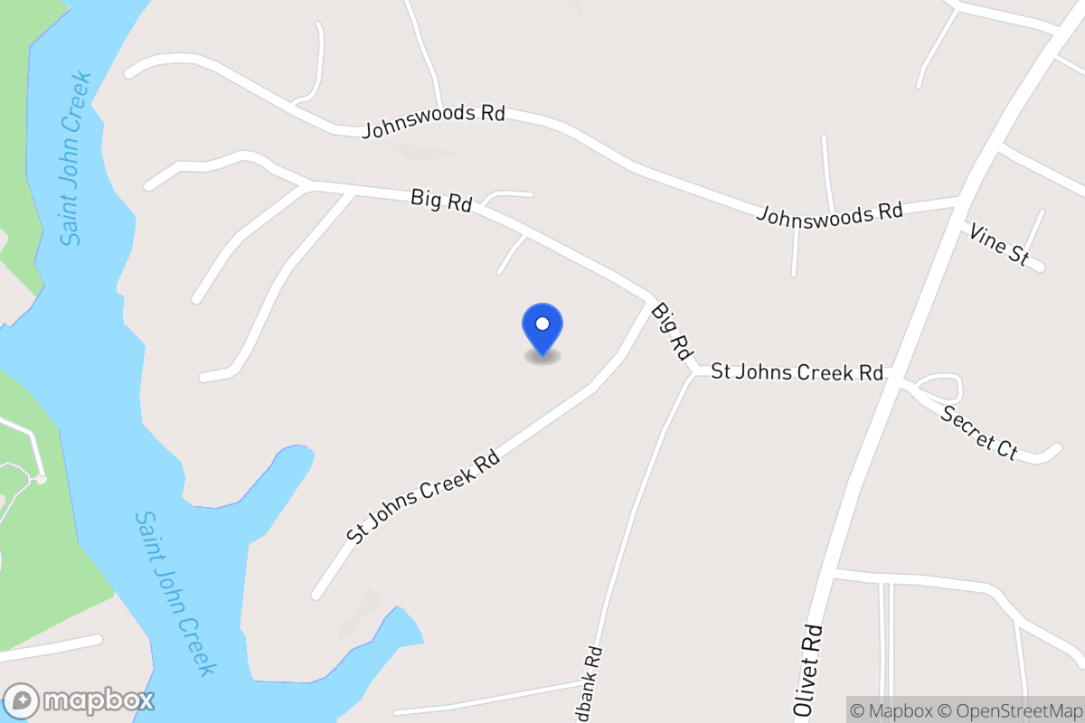Map of 13322 Saint Johns Creek Rd, Lusby