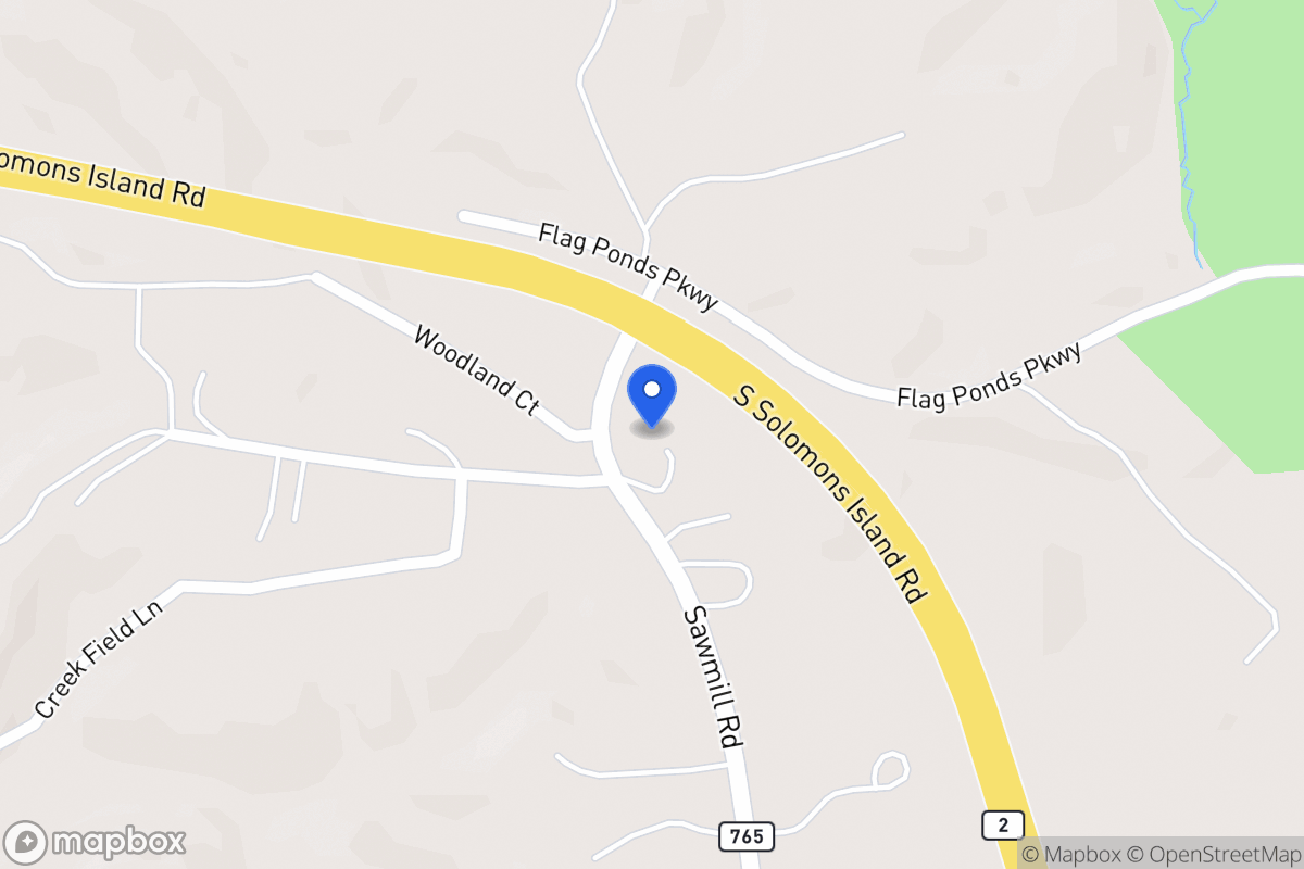 Map of 7010 Saw Mill Rd, Lusby