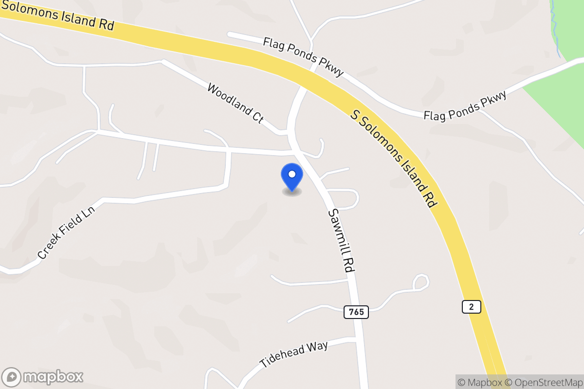 Map of 7015 Saw Mill Rd, Lusby