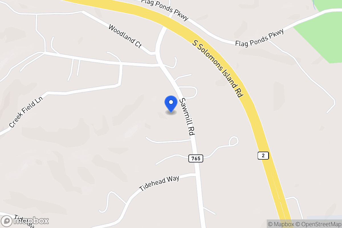 Map of 7025 Saw Mill Rd, Lusby