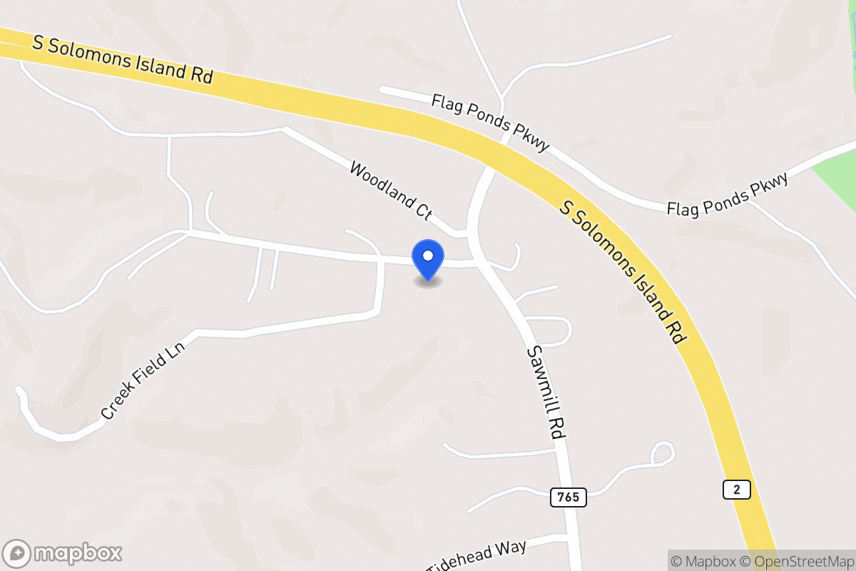 Map of 60 Walnut Cove Dr, Lusby