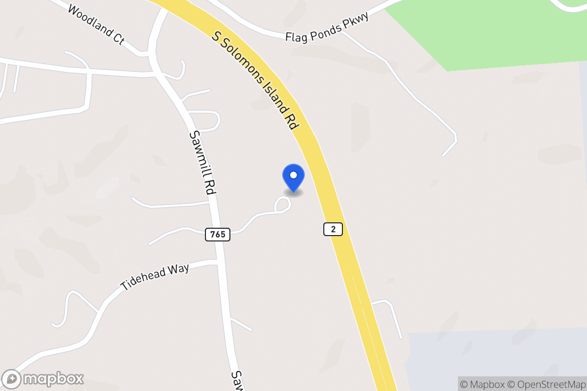 Map of 7046 Saw Mill Rd, Lusby