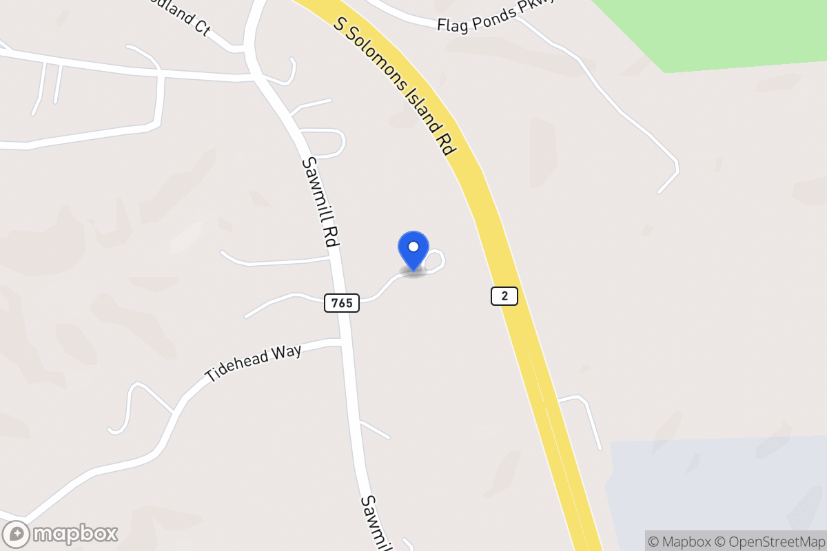 Map of 7042 Saw Mill Rd, Lusby