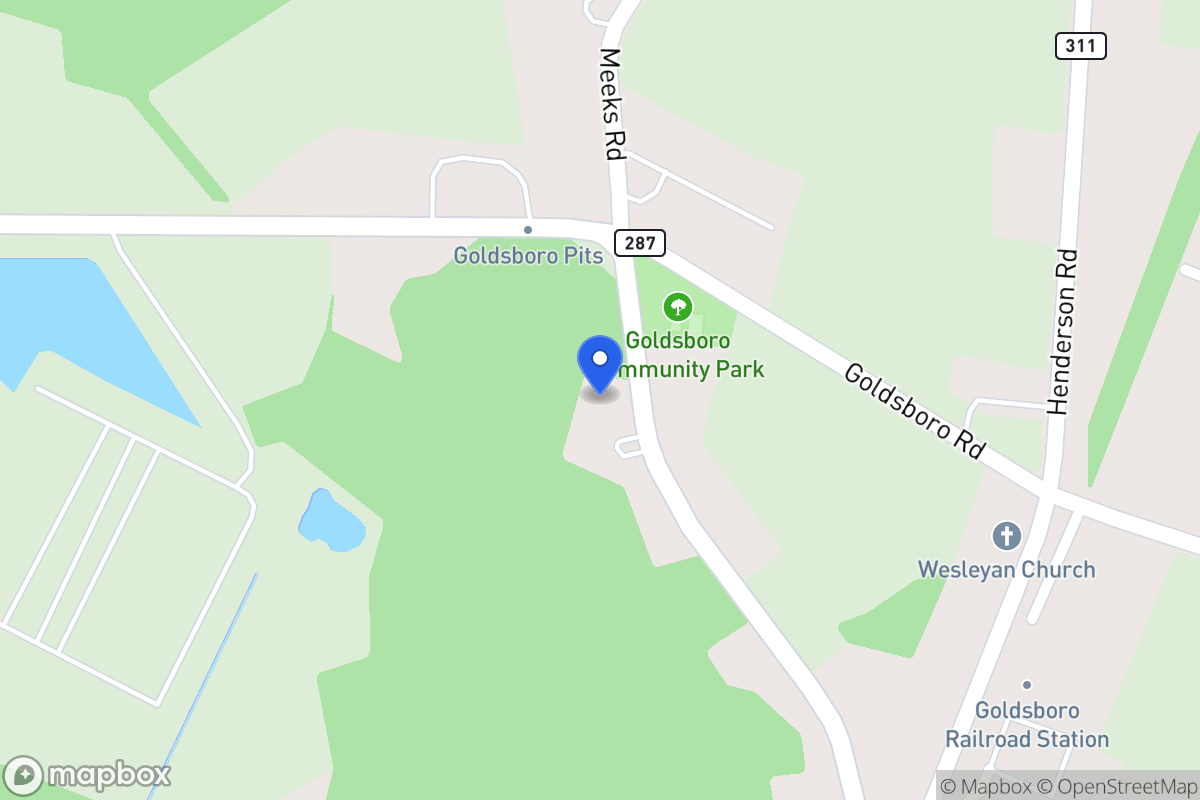 Map of 531 Oldtown Rd, Goldsboro