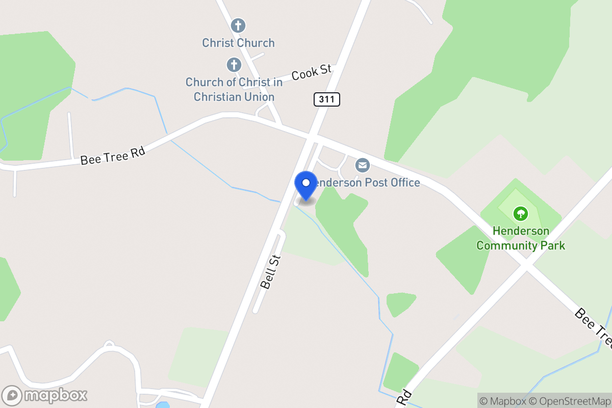 Map of 311 Mill St, Henderson