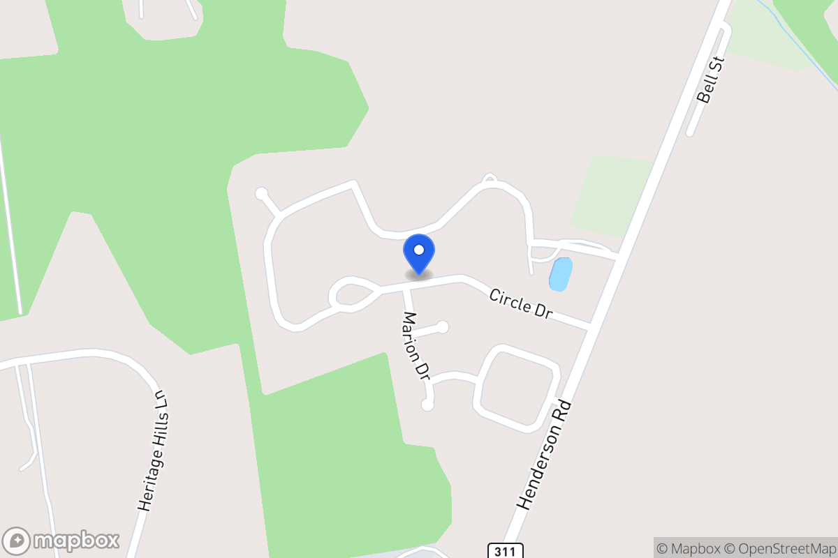 Map of 16840 Henderson Rd, Henderson