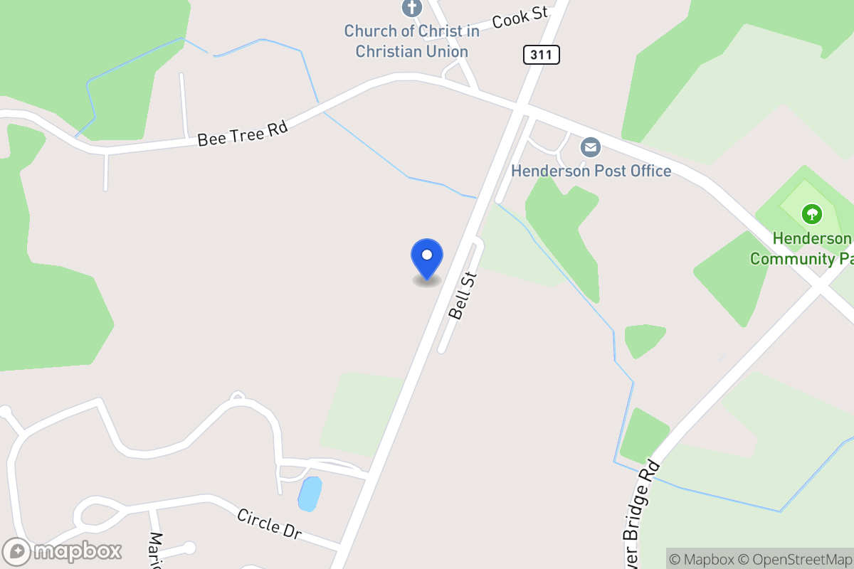 Map of 118 Henderson Rd, Henderson