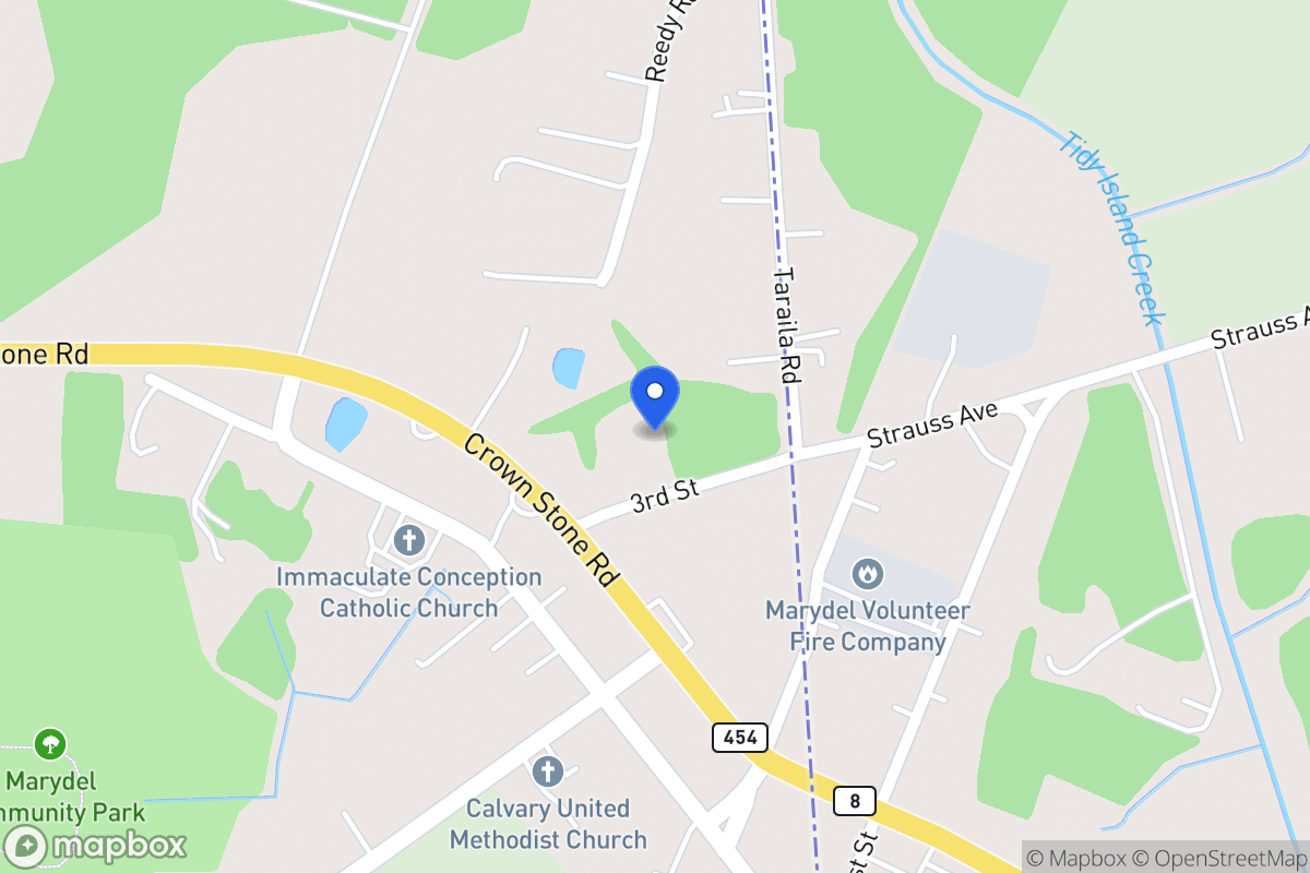 Map of 316 3rd St, Marydel