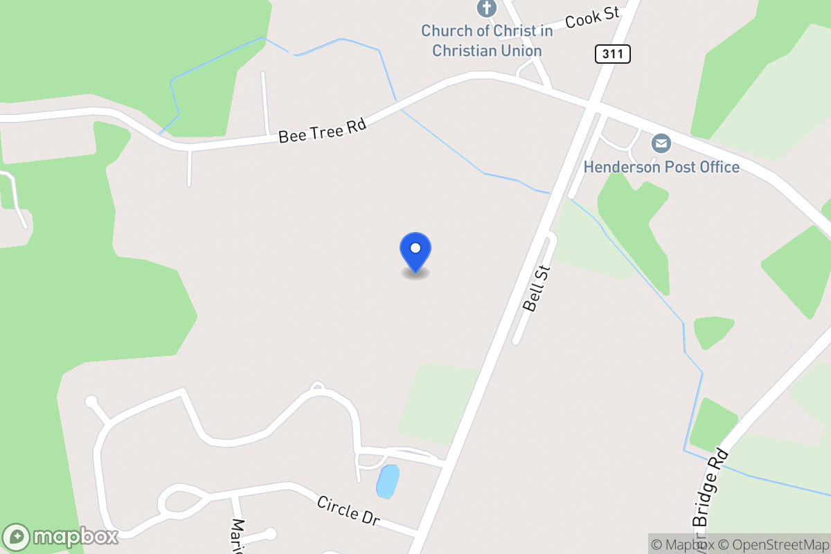 Map of 16800 Henderson Rd, Henderson
