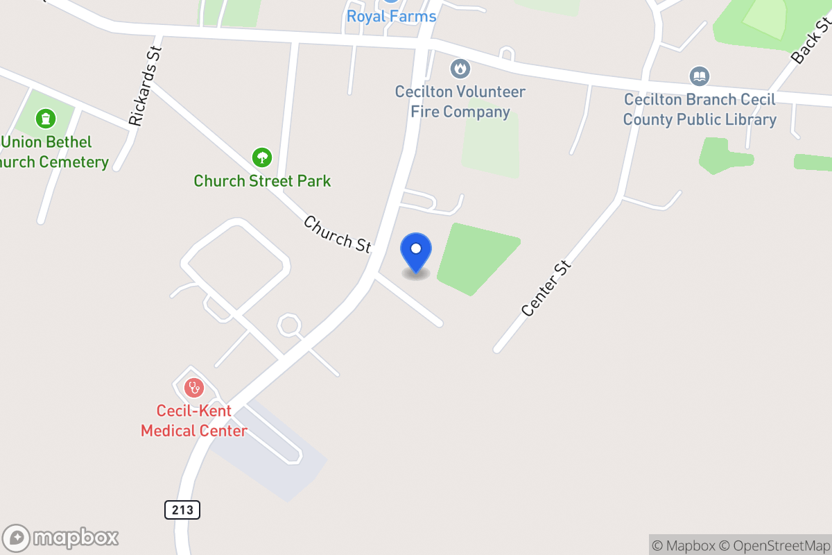 Map of 115 Douglas Ln, Earleville