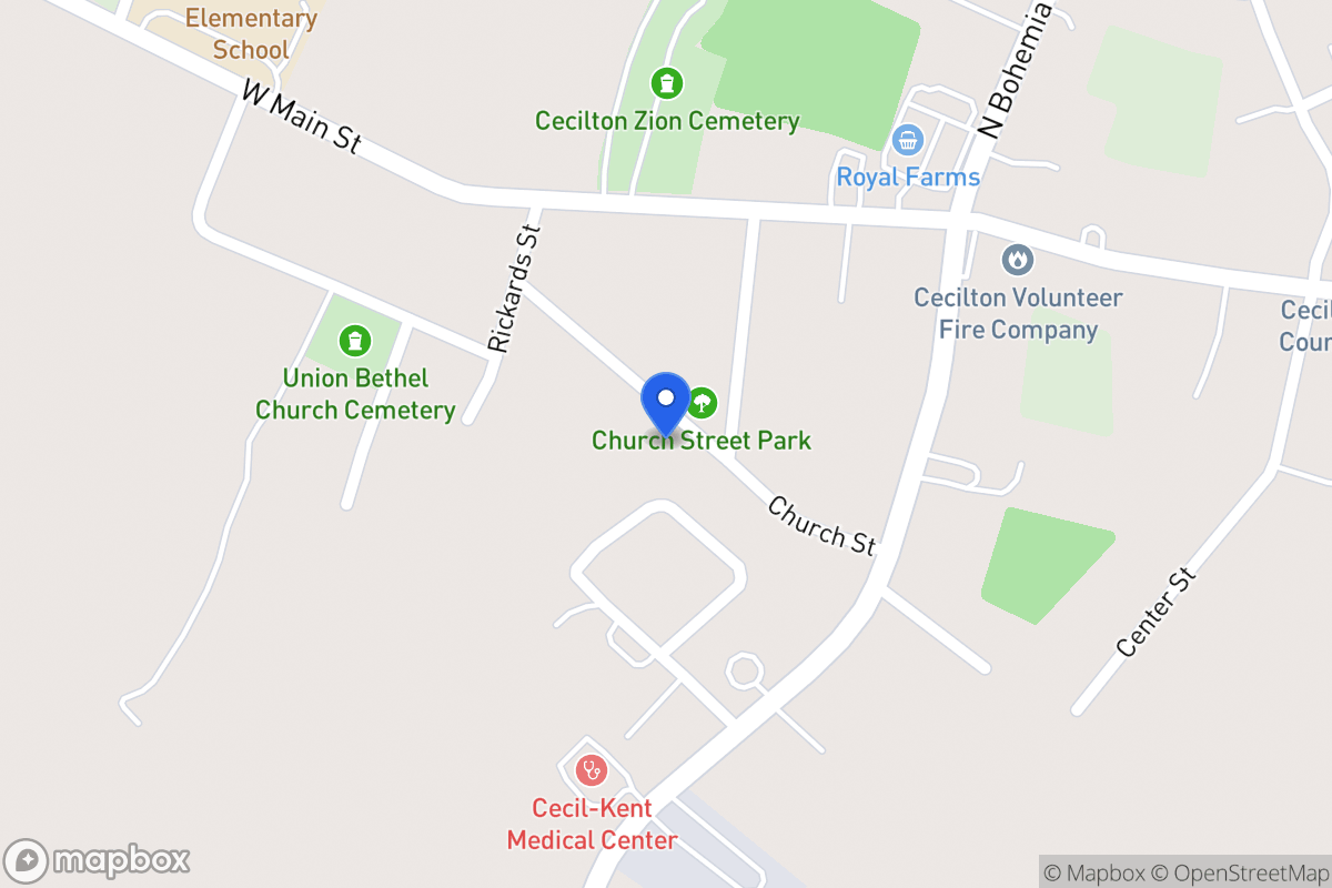 Map of 146 Church St, Earleville