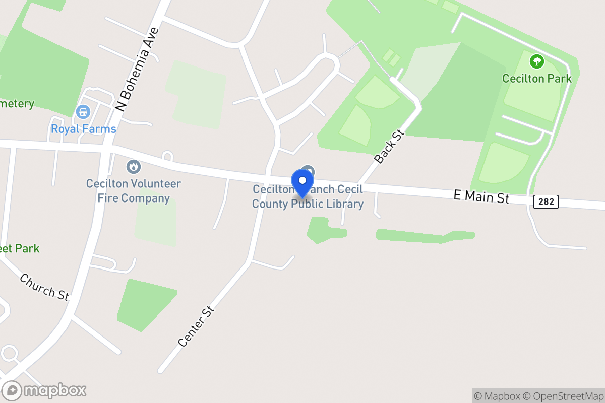 Map of 214 E Main St, Earleville