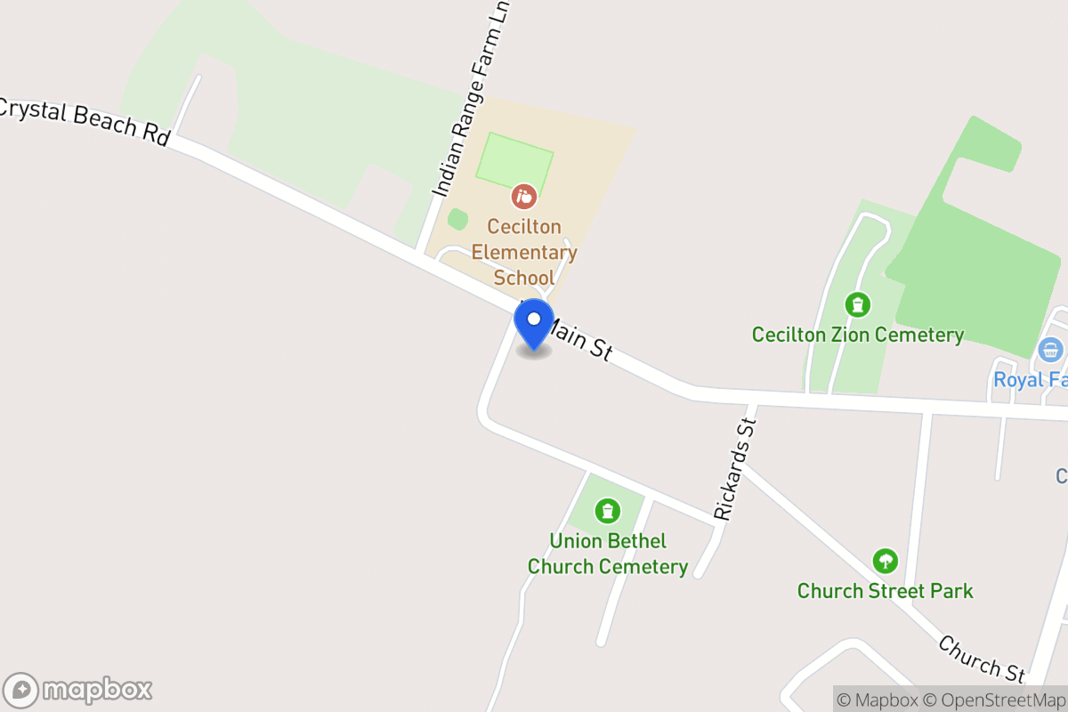 Map of 246 W Main St, Earleville