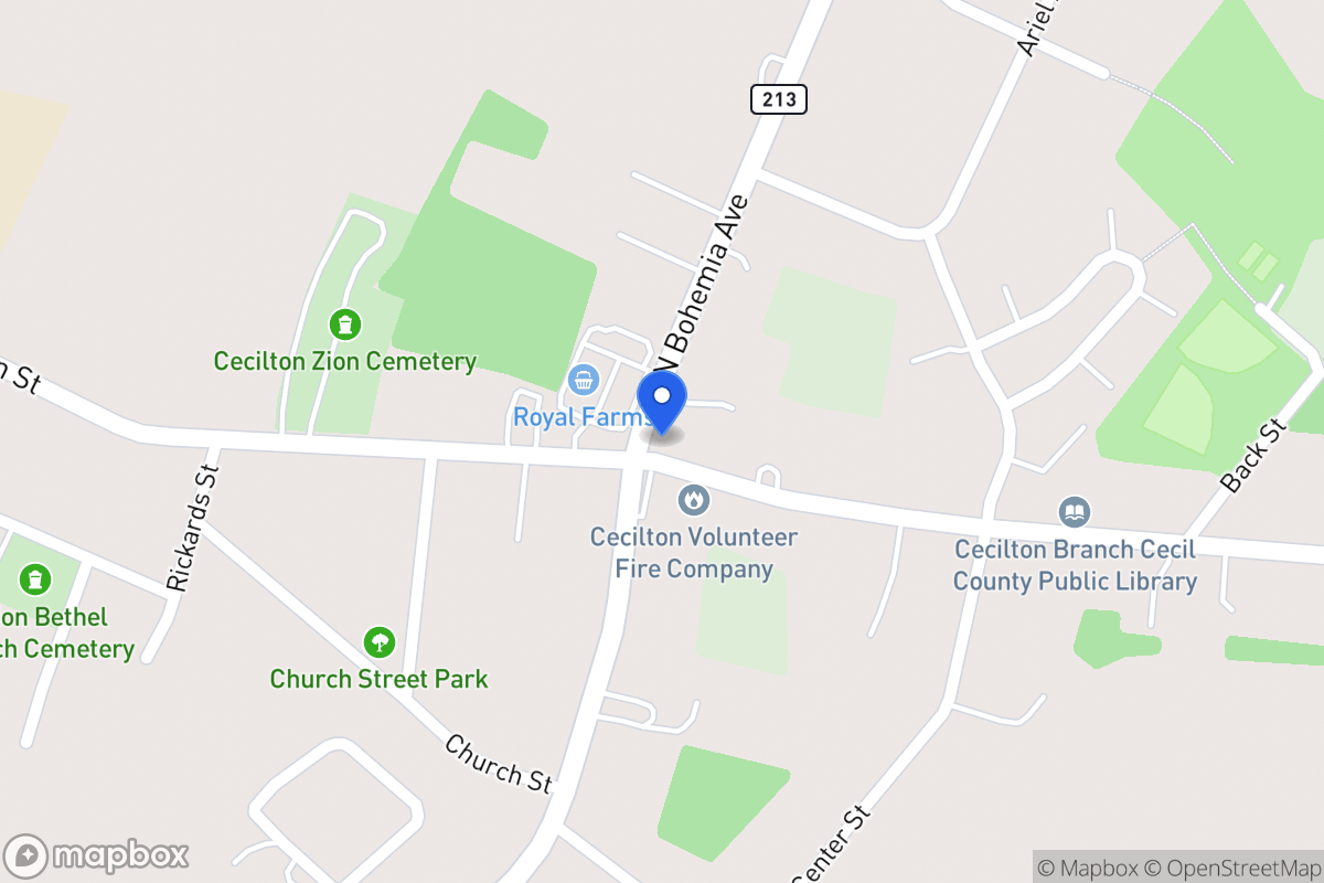 Map of 102 E Main St, Earleville