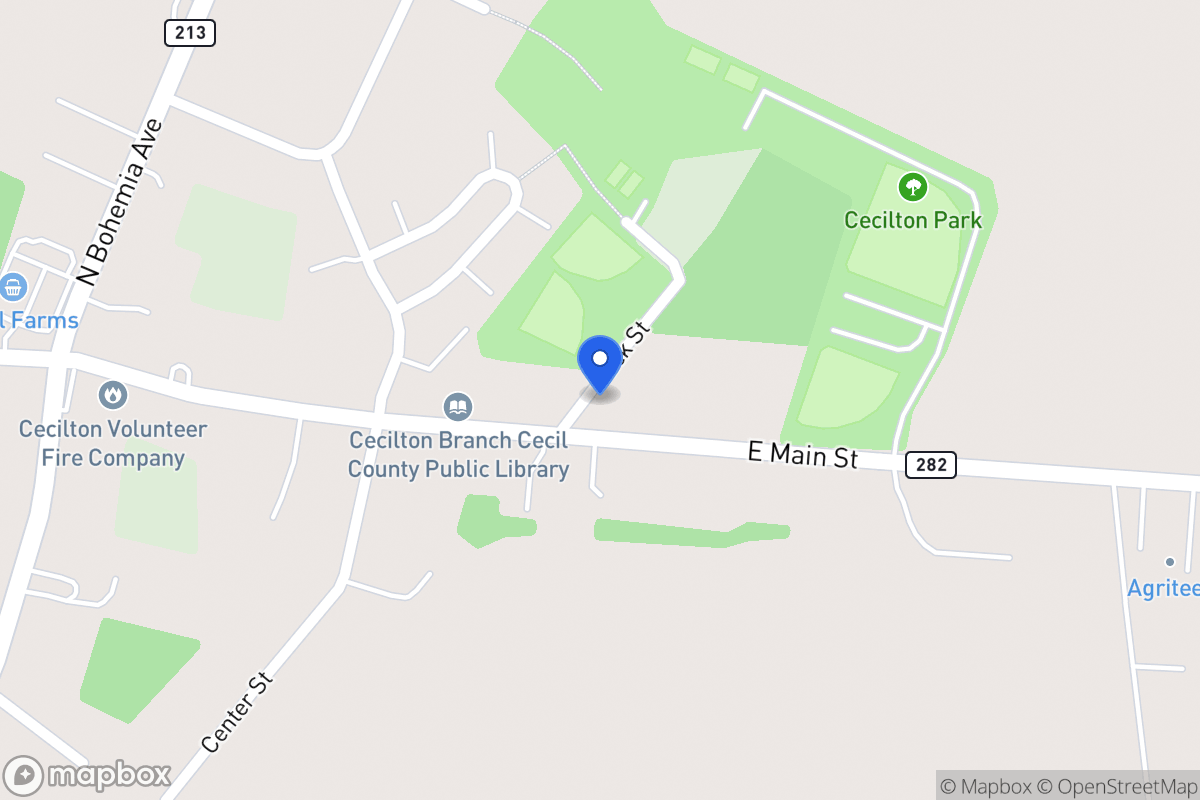 Map of 233 E Main St, Earleville