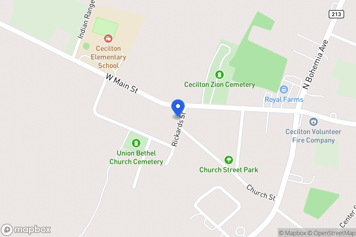 Map of 200 W Main St, Earleville