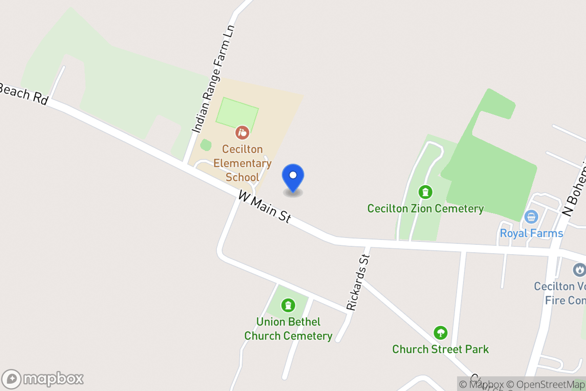 Map of 233 W Main St, Earleville