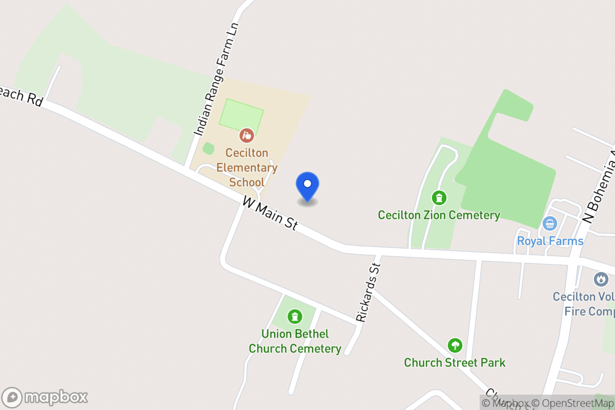 Map of 231 W Main St, Earleville