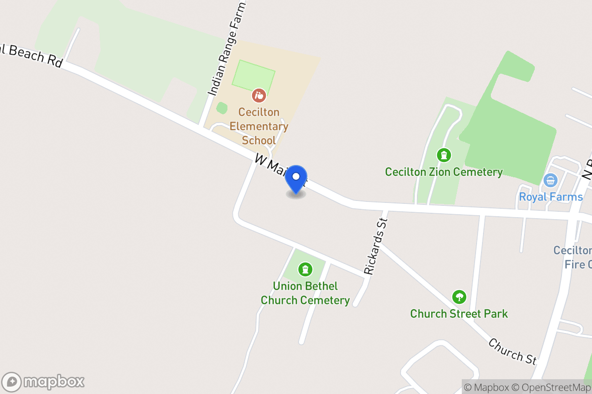 Map of 234 W Main St, Earleville