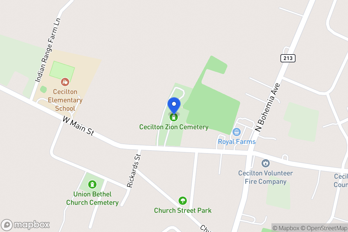 Map of 163 W Main St, Earleville