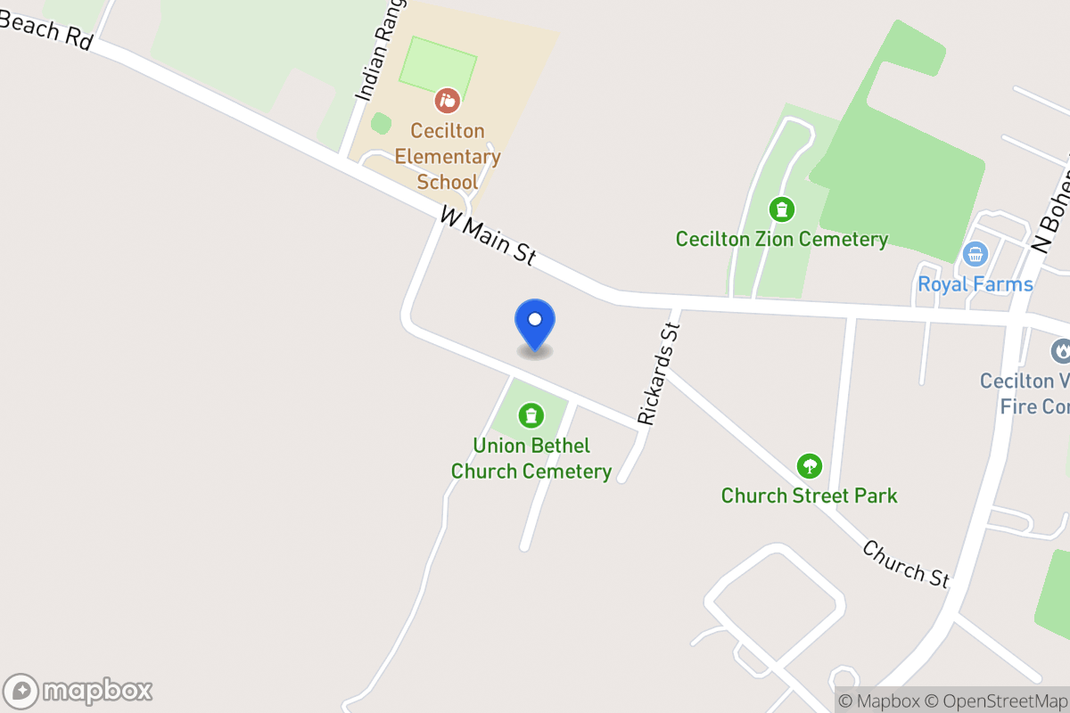 Map of 221 Water St, Earleville
